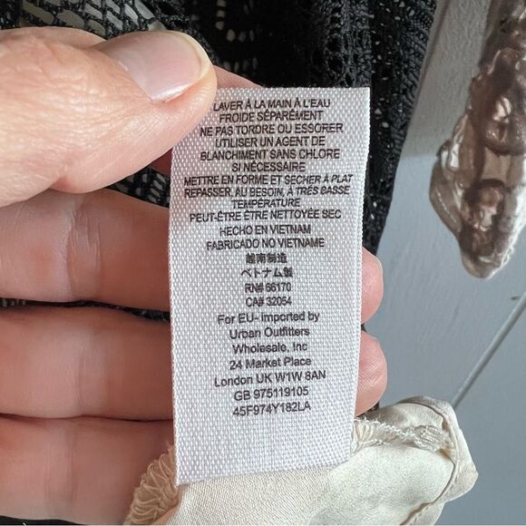 Free People  Talk that Talk Peter Pan Collar Fit and Flare Lace Dress - Picture 16 of 16